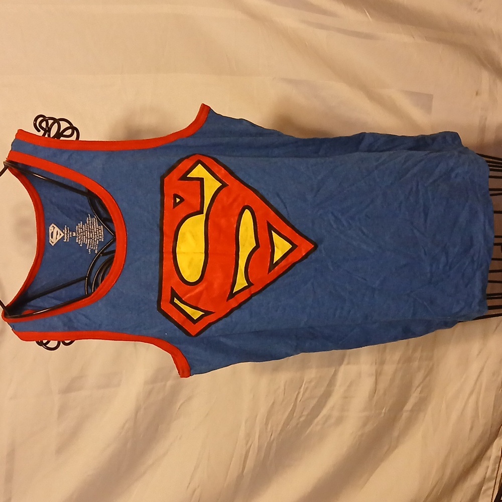 Dc comic superman tank top